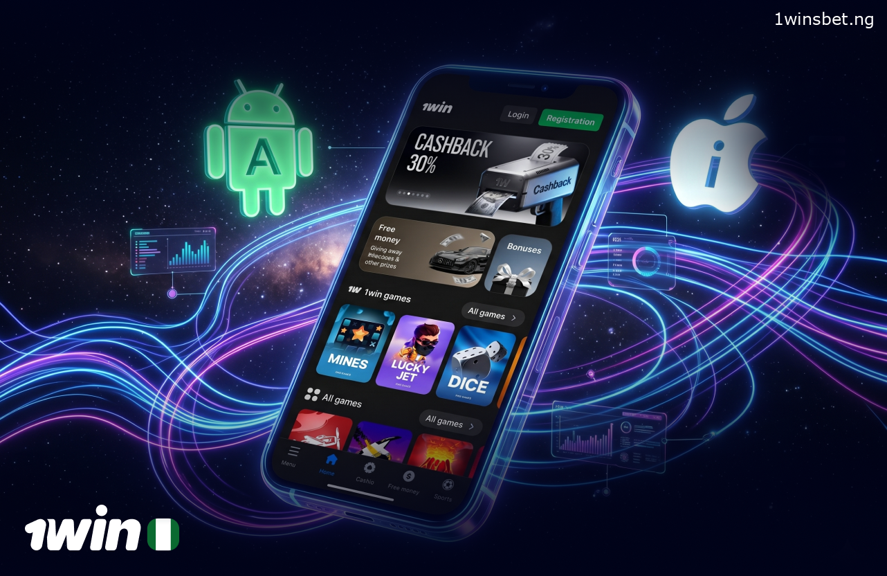 Once the 1win app is installed, players from Nigeria will be able to place bets on the go